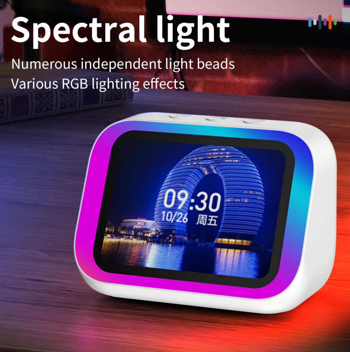 TF26 Pro AI Smart Speaker with LCD Display – Wireless Bluetooth Smart Speaker