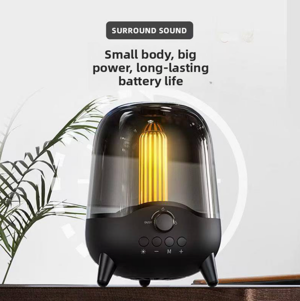 Active Outdoor Portable Bluetooth Speaker – Wireless Bass Speaker for Travel & Adventures