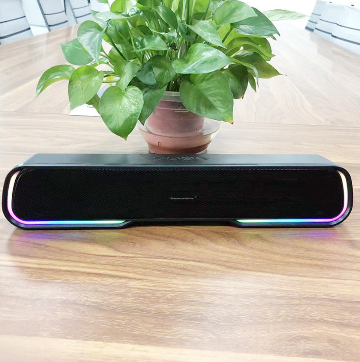 RGB Wireless Bluetooth Speaker – Portable LED Light Speaker with Immersive Stereo Sound
