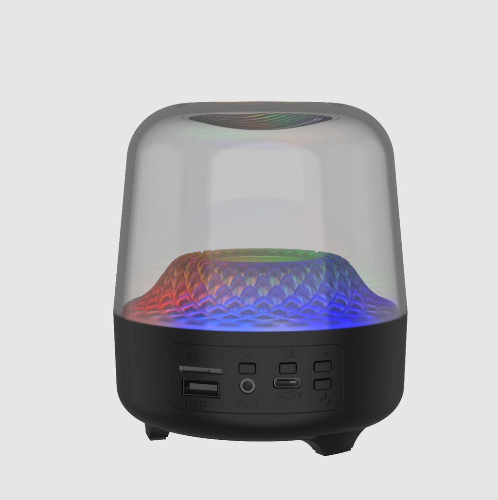 Mini RGB LED Bluetooth Speaker – Portable Wireless Speaker with Colorful Lights for Parties & Travel